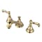 Kingston Brass KS5562FL 8" Widespread Bathroom Faucet, Polished Brass KS5562FL - alternate 1
